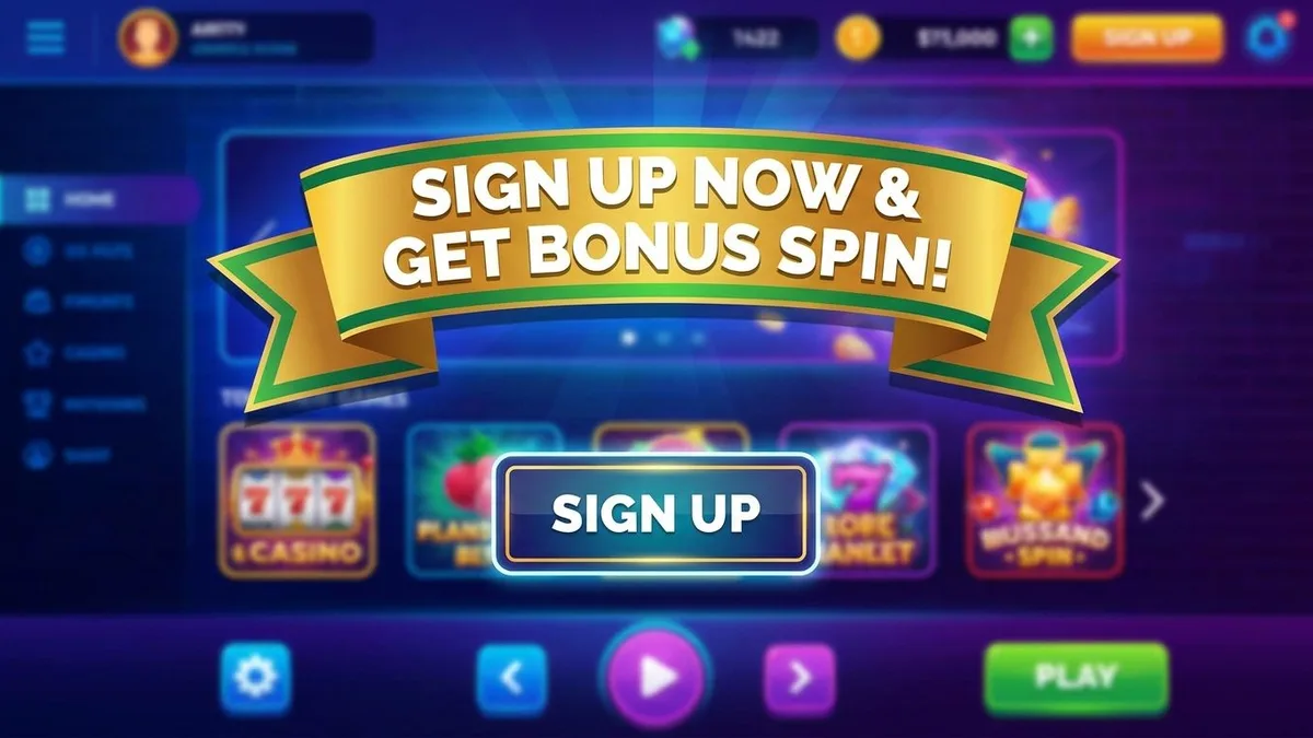 Sign Up With Bonus